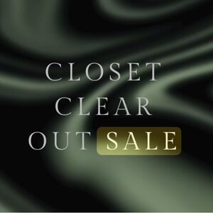 CLOSET Clear Out Sale